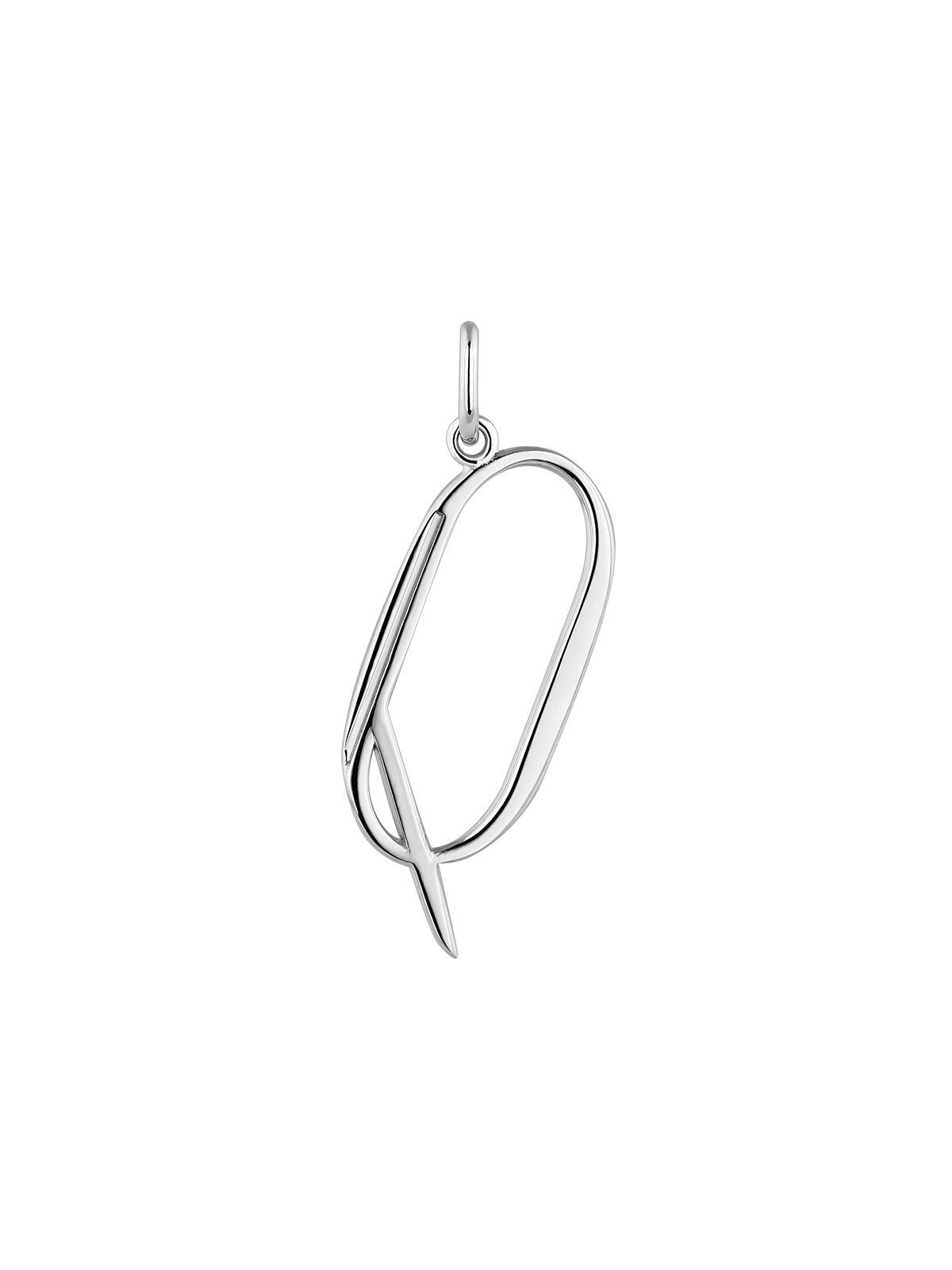 Charm de plata 925 con inicial Q