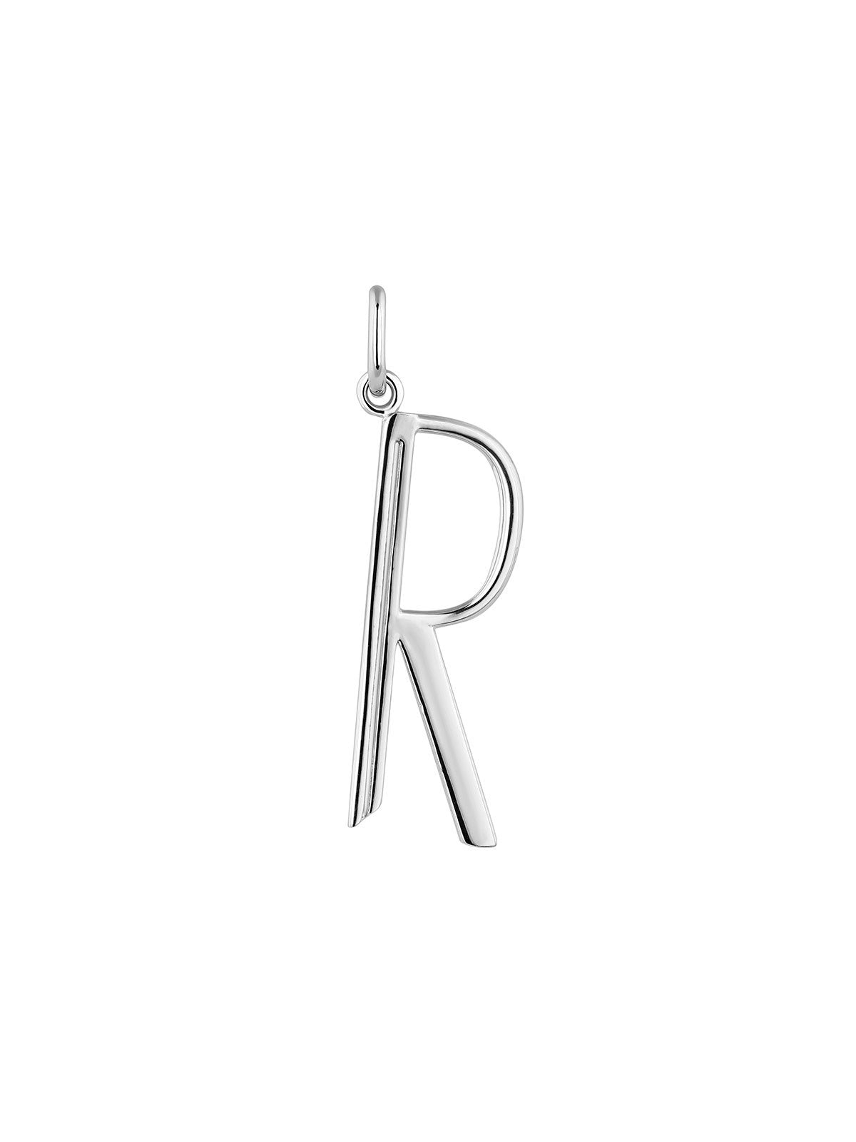 Charm de plata 925 con inicial R