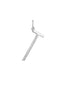 Charm de plata 925 con inicial T