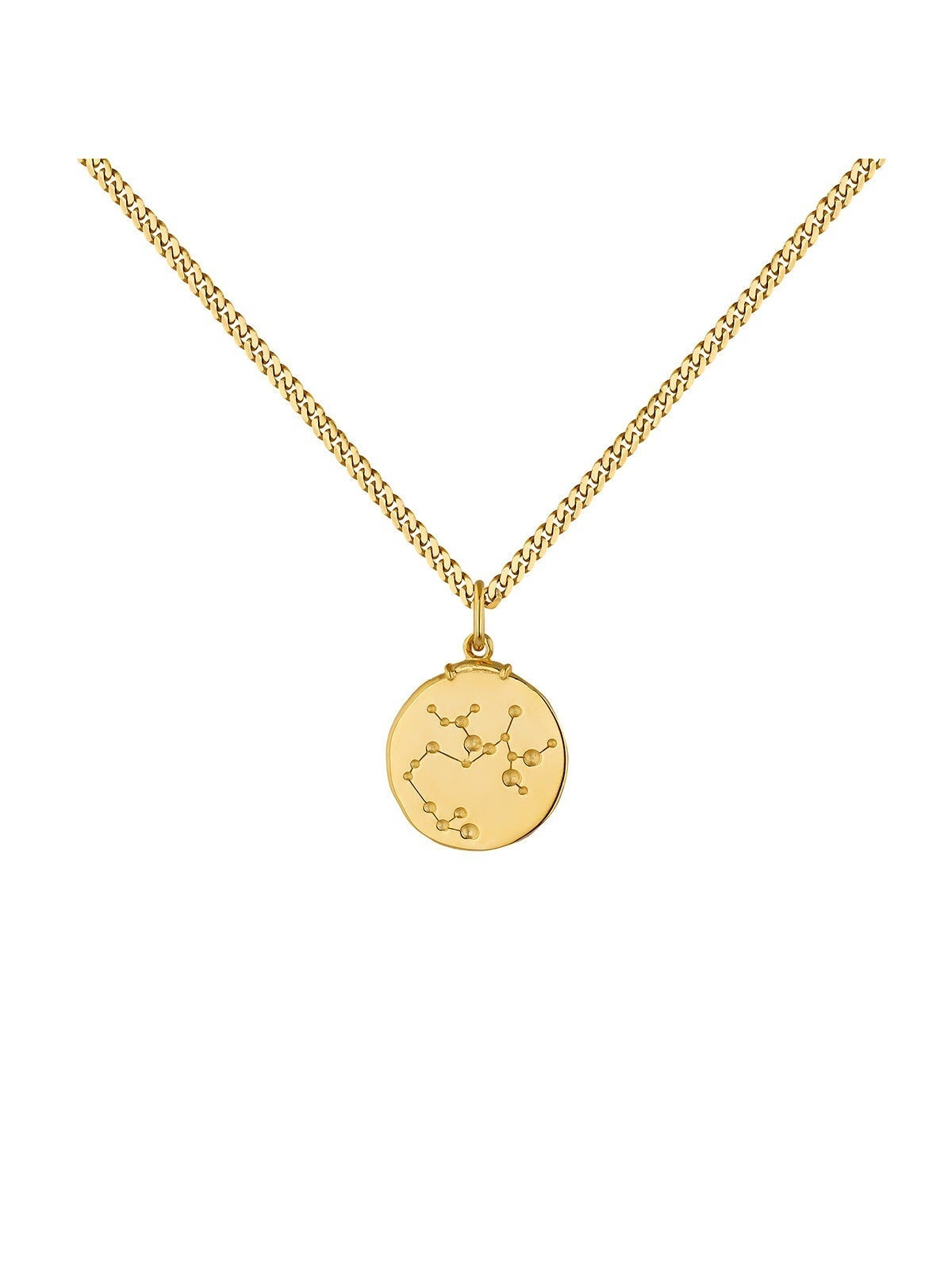 Charm Sagitario de plata 925 bañada en oro amarillo de 18K