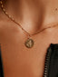 Charm Virgo de plata 925 bañada en oro amarillo de 18K