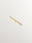 Piercing barra industrial de oro amarillo de 18K