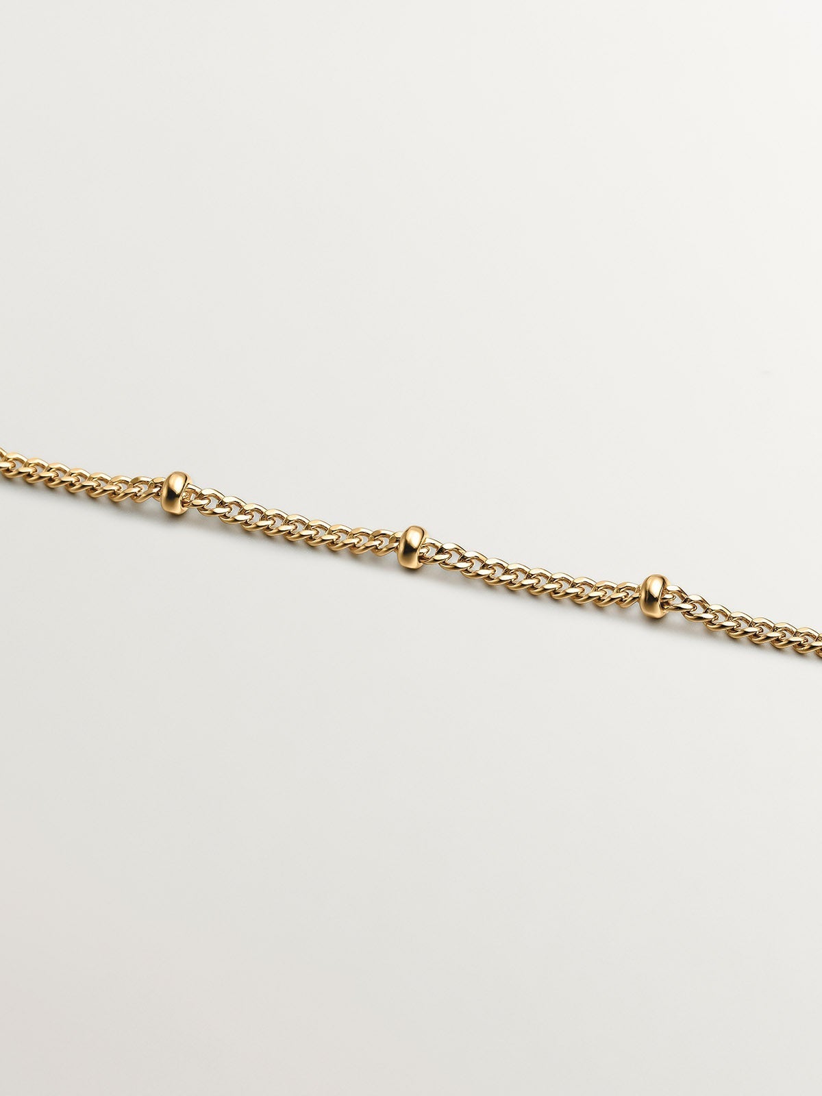 Collar de plata 925 bañada en oro amarillo de 18K con cruces