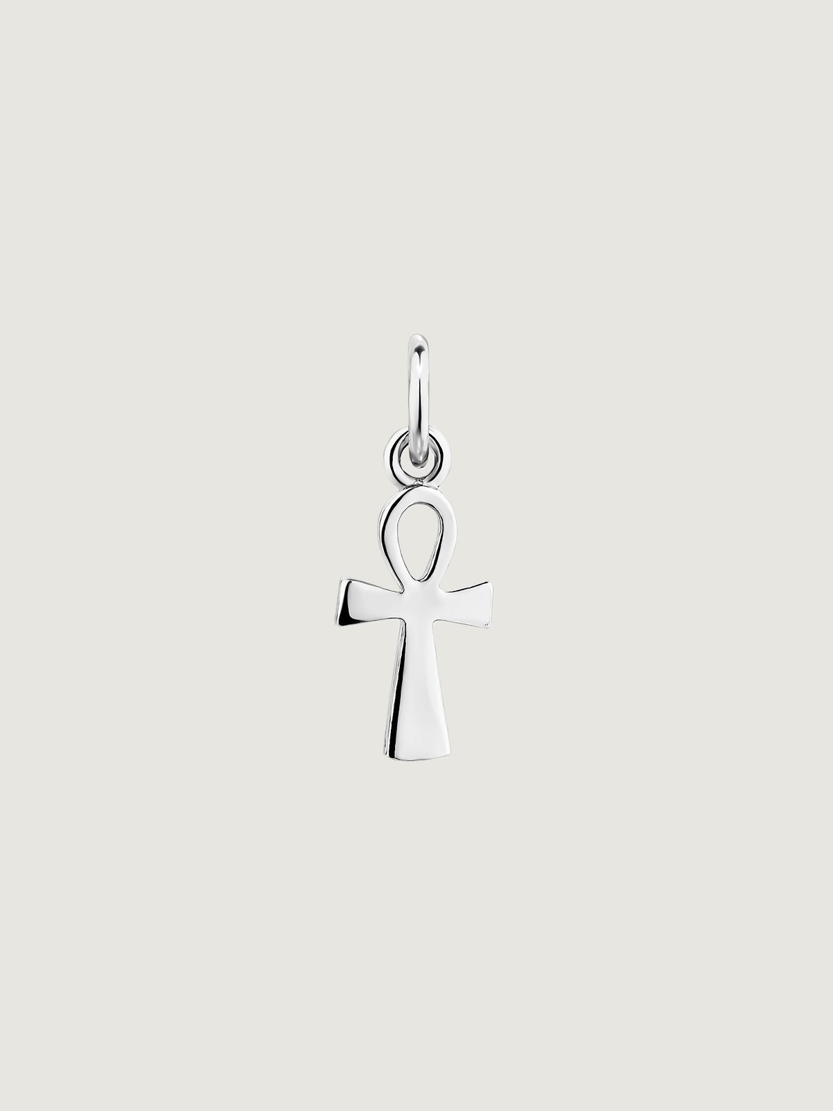 Charm de plata 925 con cruz ansada