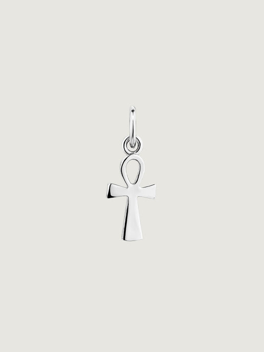 Charm de plata 925 con cruz ansada