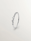 Anillo de oro blanco de 18K con diamantes