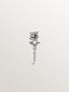 Pendientes de oro blanco de 18K con diamantes 0,3 cts