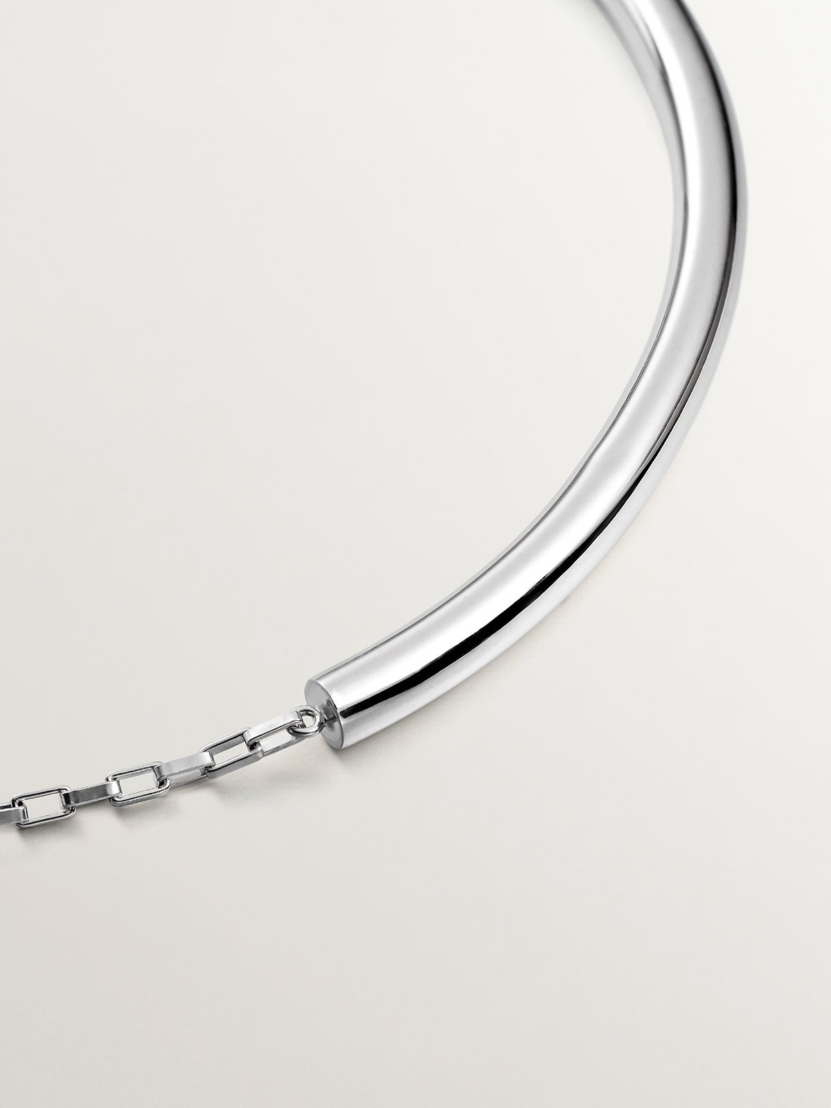 Collar tipo choker de plata 925