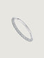 Anillo de oro blanco de 18K con diamantes