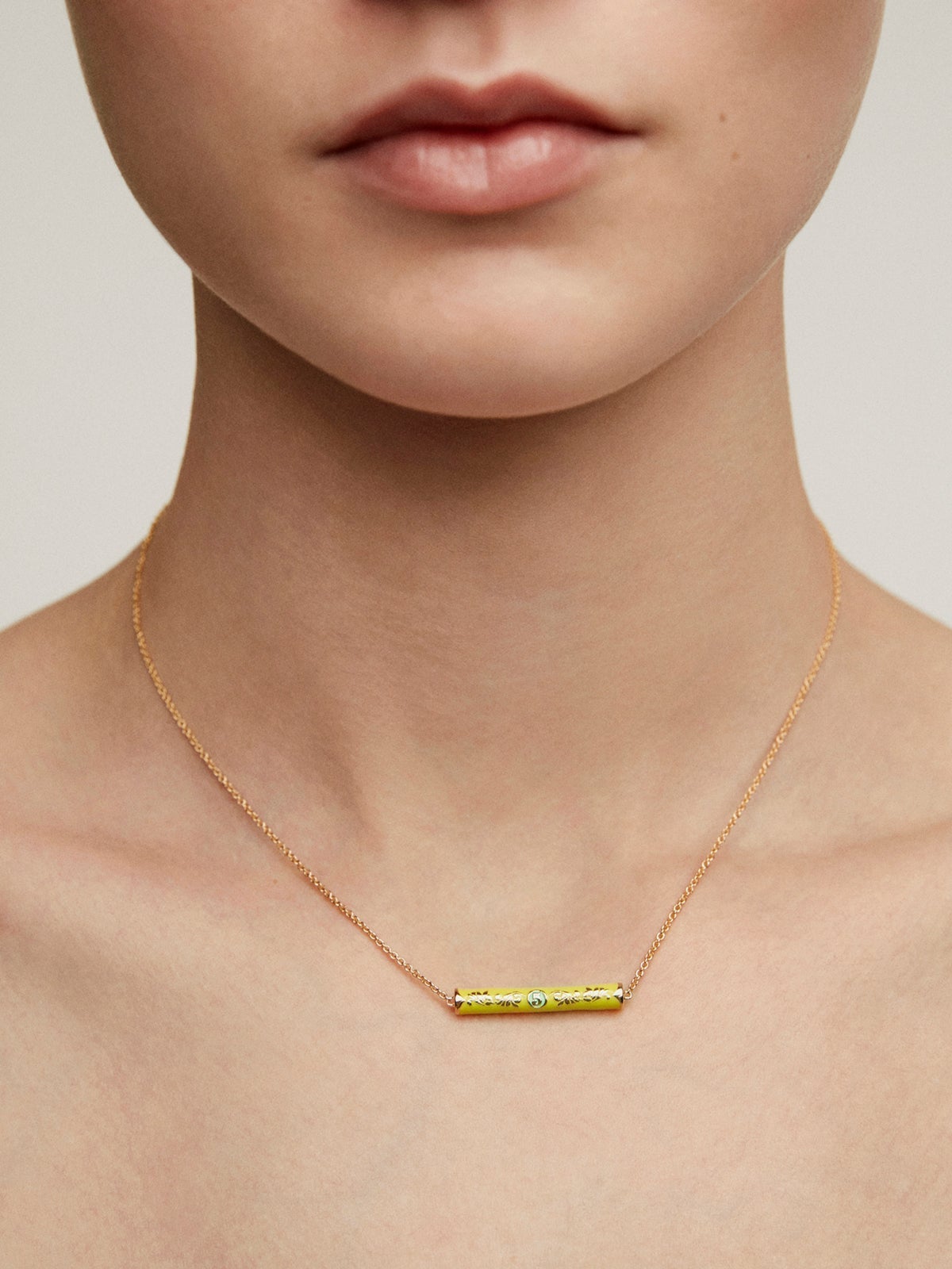 Collar de eslabones rolo de plata 925 bañada en oro amarillo de 18K