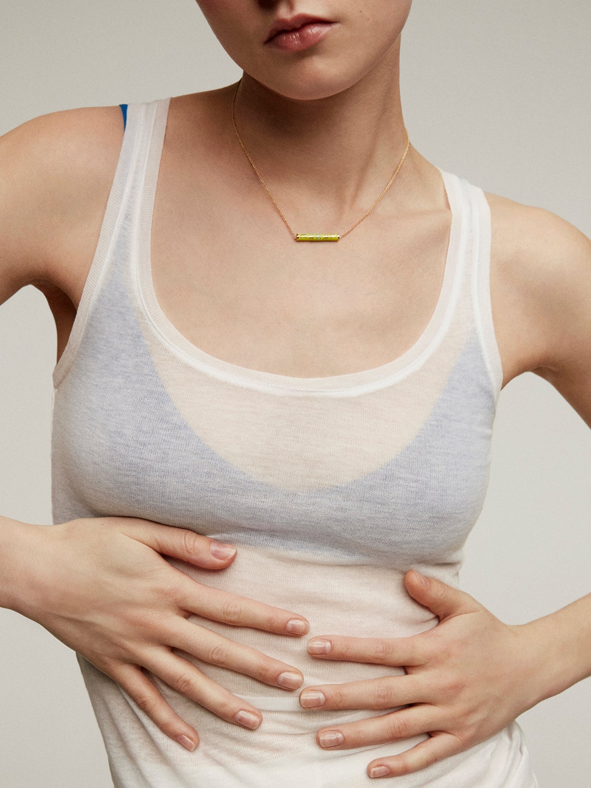 Collar de eslabones rolo de plata 925 bañada en oro amarillo de 18K