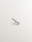 Piercing solitario de oro blanco de 18K con diamantes en talla brillante de 0,02 cts
