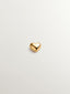 Piercing de oro amarillo de 18K con forma de corazón