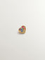 Piercing de oro amarillo de 18K con esmeralda, rubí y zafiros multicolor con forma de corazón
