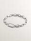 Pulsera de cadena eslabones forza de plata 925