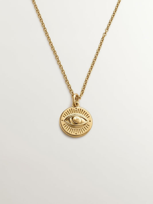 Collar de plata bañada en oro de 18kt de la Colección RUSH