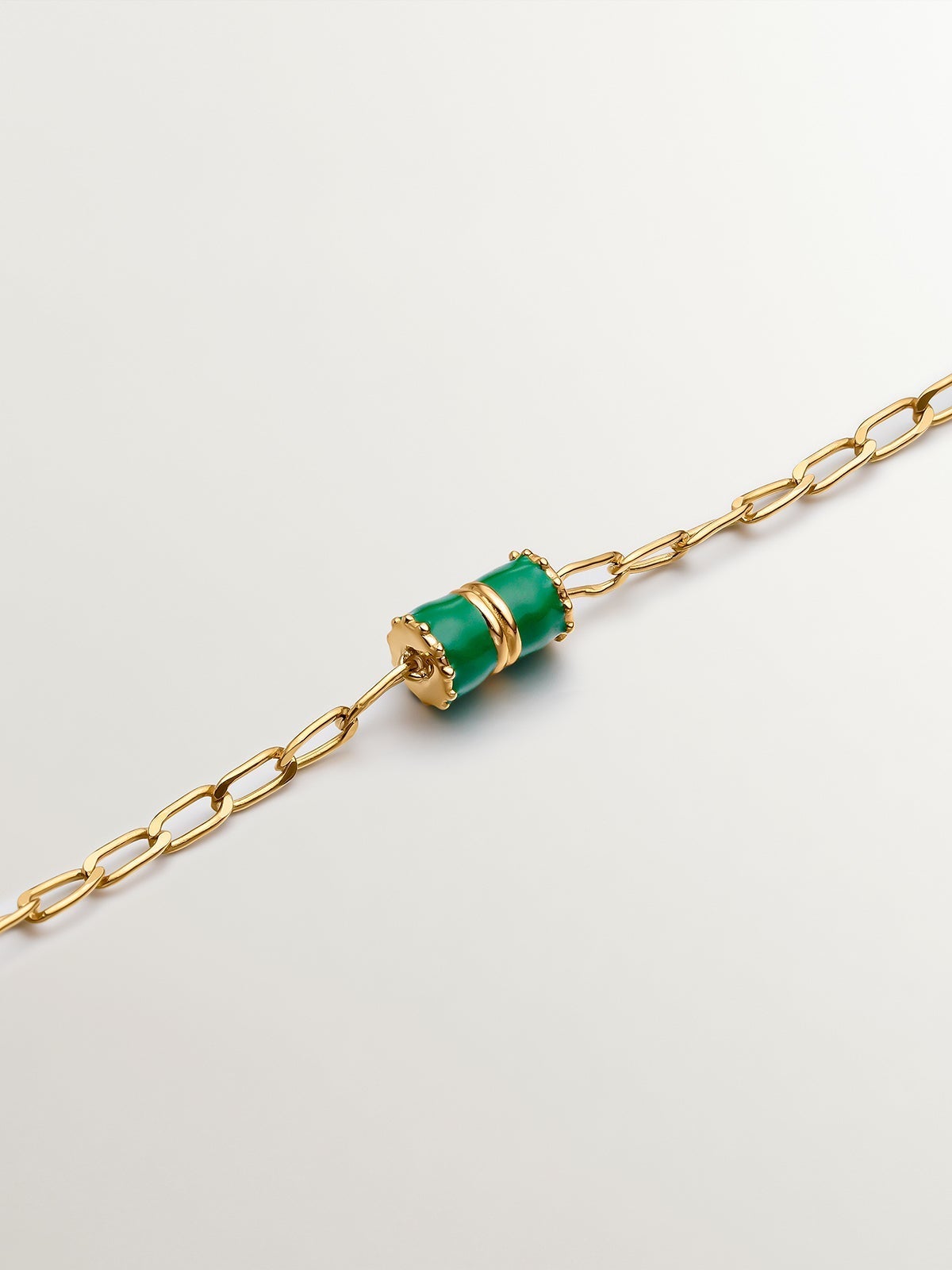 Pulsera de plata 925 con esmalte multicolor
