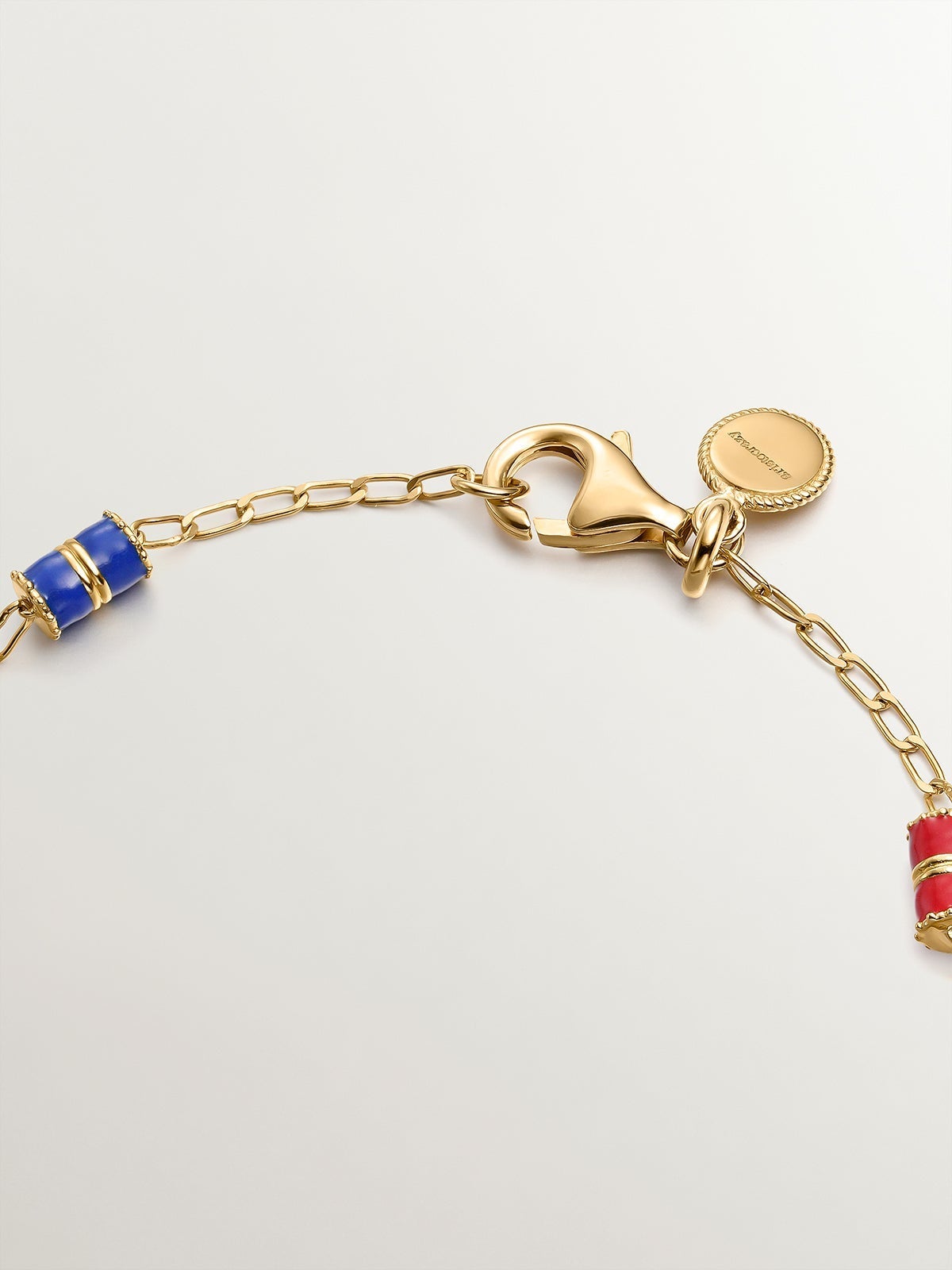 Pulsera de plata 925 con esmalte multicolor