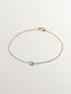 Pulsera de oro amarillo de 18K con ópalos turquesas y diamantes