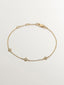 Pulsera de oro amarillo de 18K con formas geométricas y diamantes
