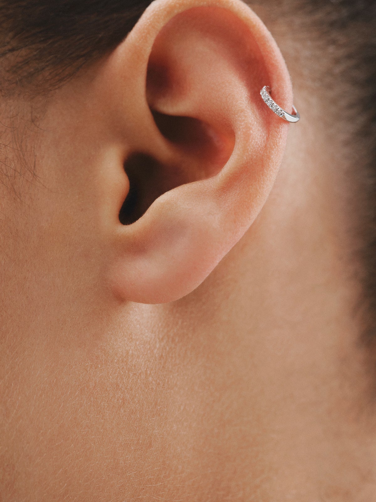 Pendientes De Aro En Oro Blanco De 9 Quilates Carissima - Joyería Fina Para Mujer