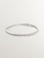 Pulsera de plata 925 con topacios blancos