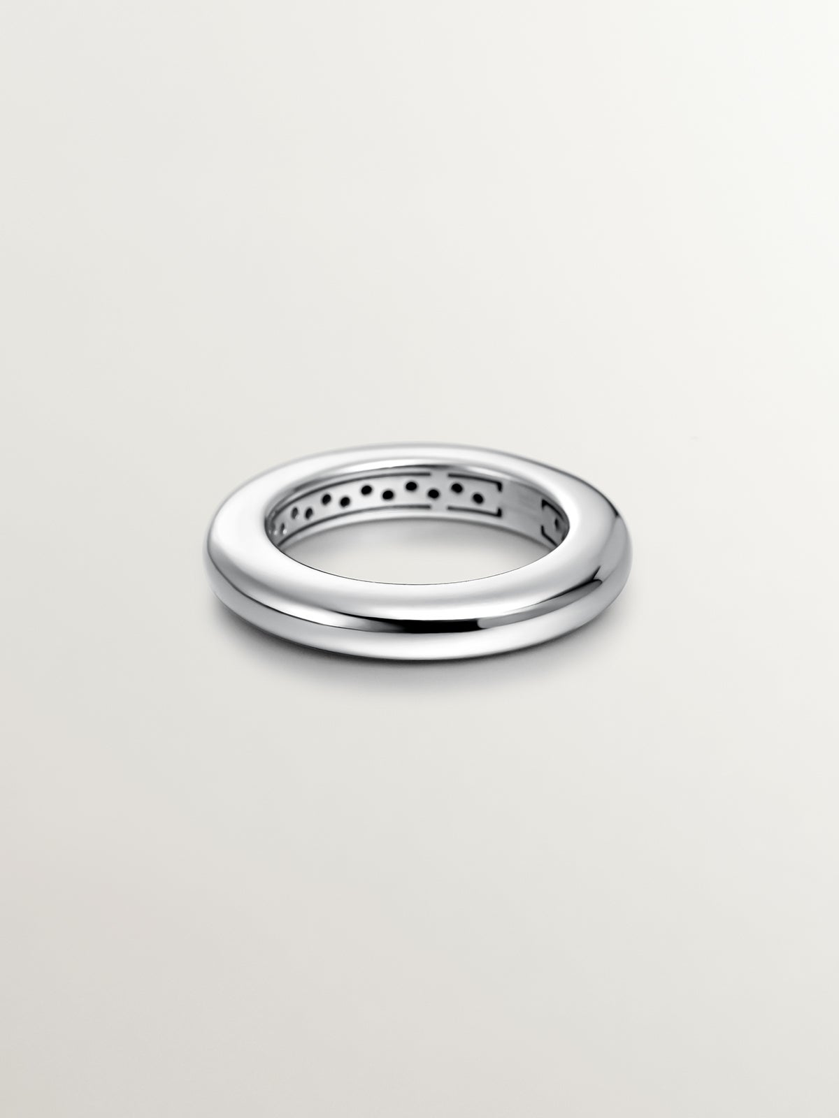 Anillo grueso de plata 925
