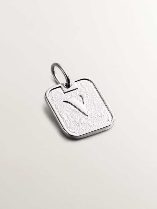Charm de plata 925 con número 5