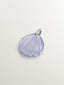 Charm de plata 925 con calcedonia azul y topacios blancos