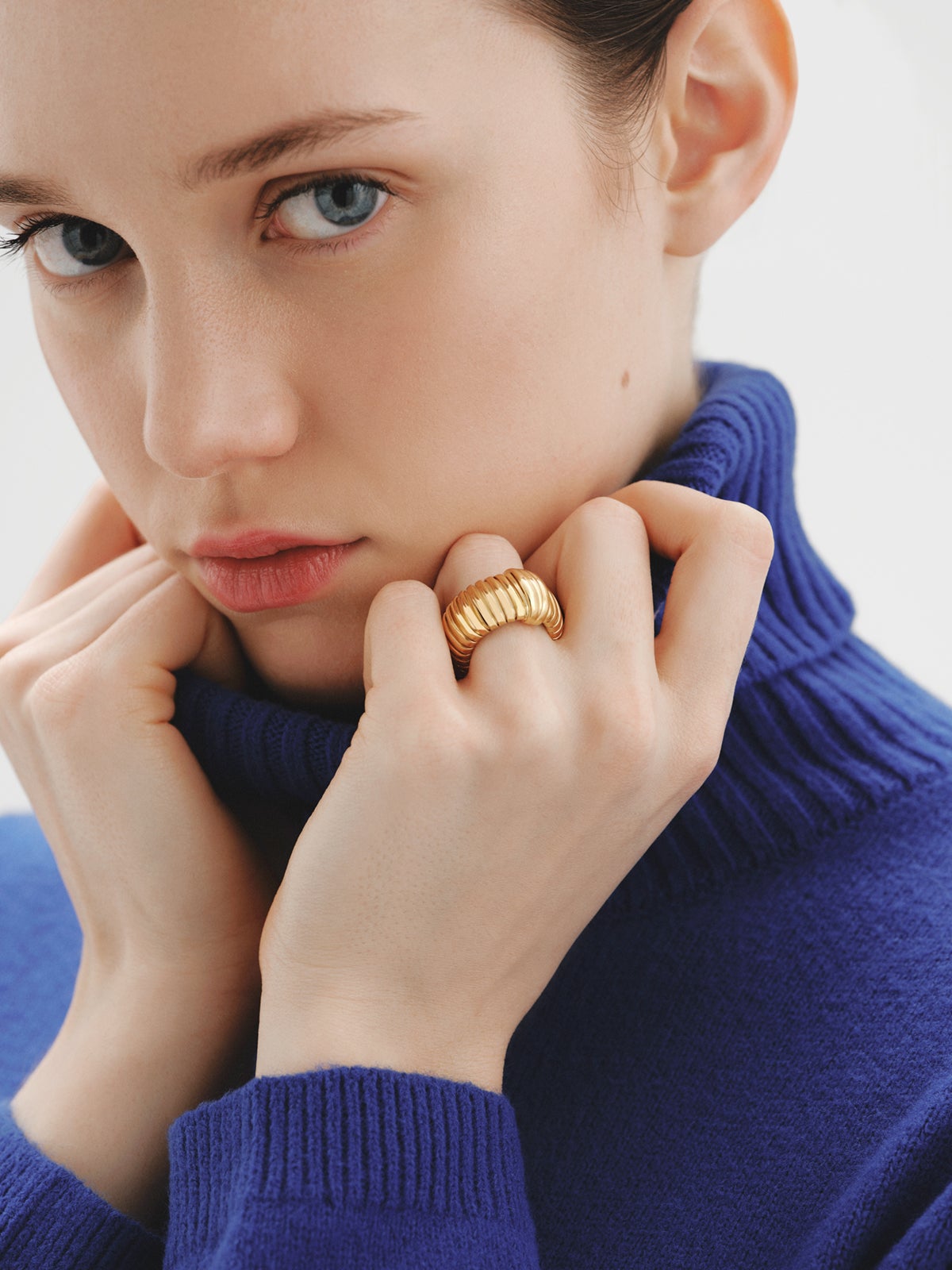 Bague Aloalo Filigranée En Or Massif 18 Carats - Taille 52, Fait Main à Madagascar - SoaArtShop