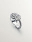 Anillo de plata 925 con forma de cocodrilo