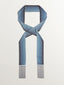 Collar de malla de plata 925 y seda