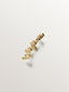 Piercing trepador de oro amarillo de 18K y diamantes en talla brillante