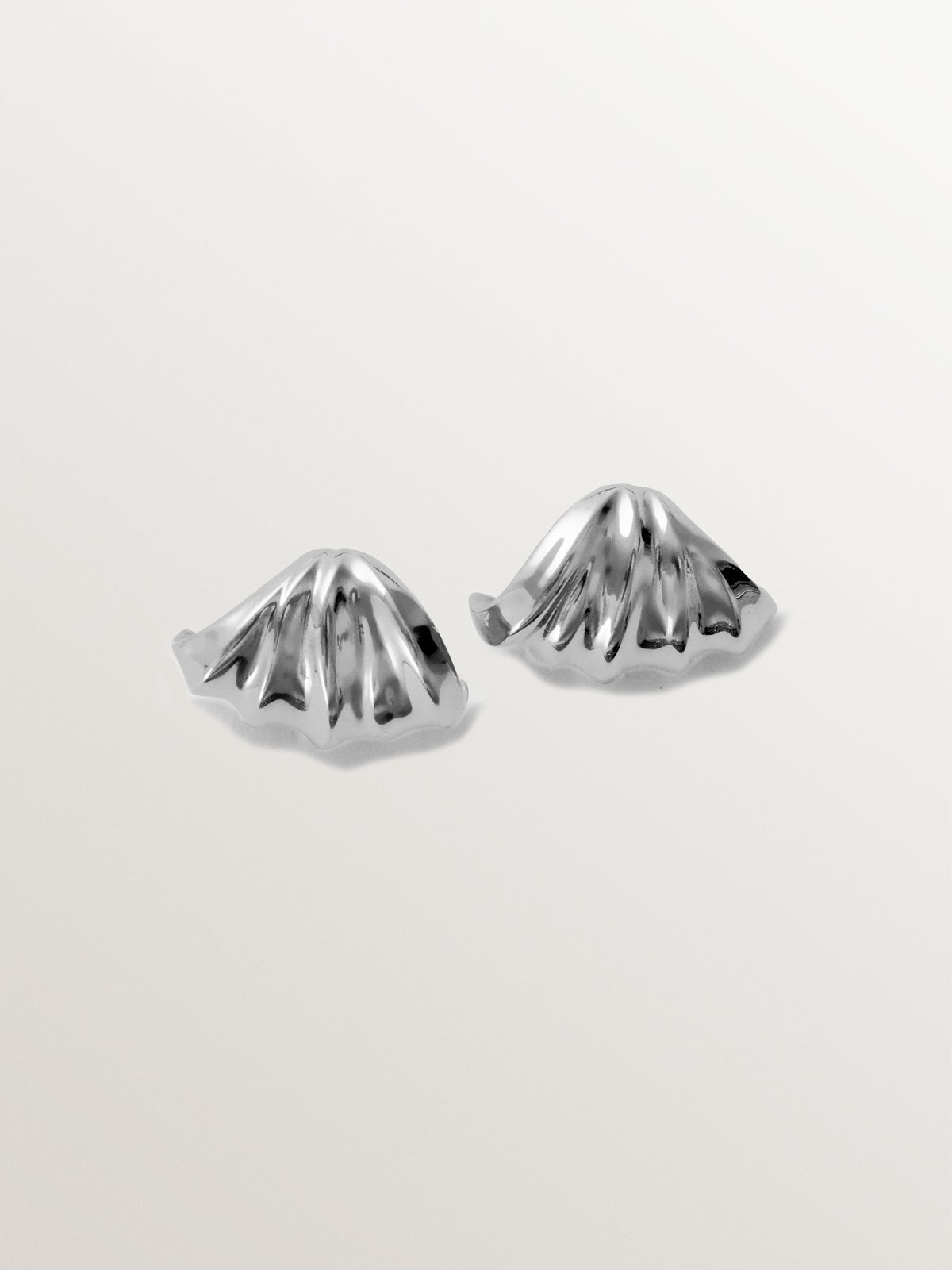 Pendientes de plata 925 con textura