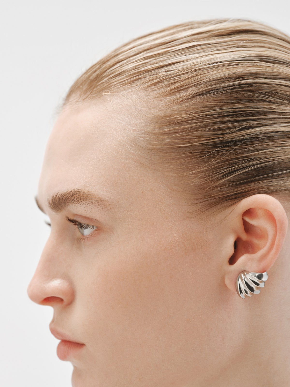 Pendientes de plata 925 con textura