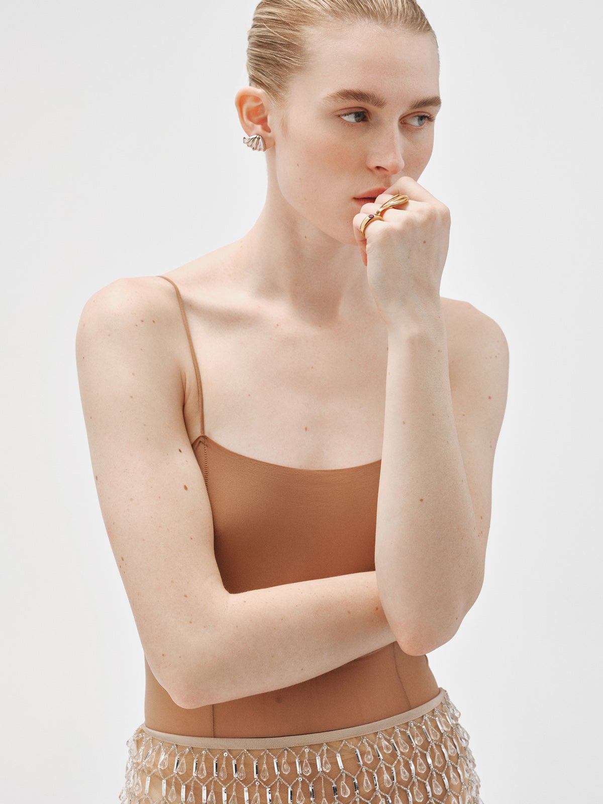 Pendientes de plata 925 con textura