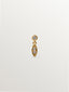 Piercing de oro amarillo de 18K con diamantes en talla brillante