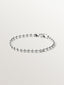 Pulsera de bolitas en plata 925 rodiada