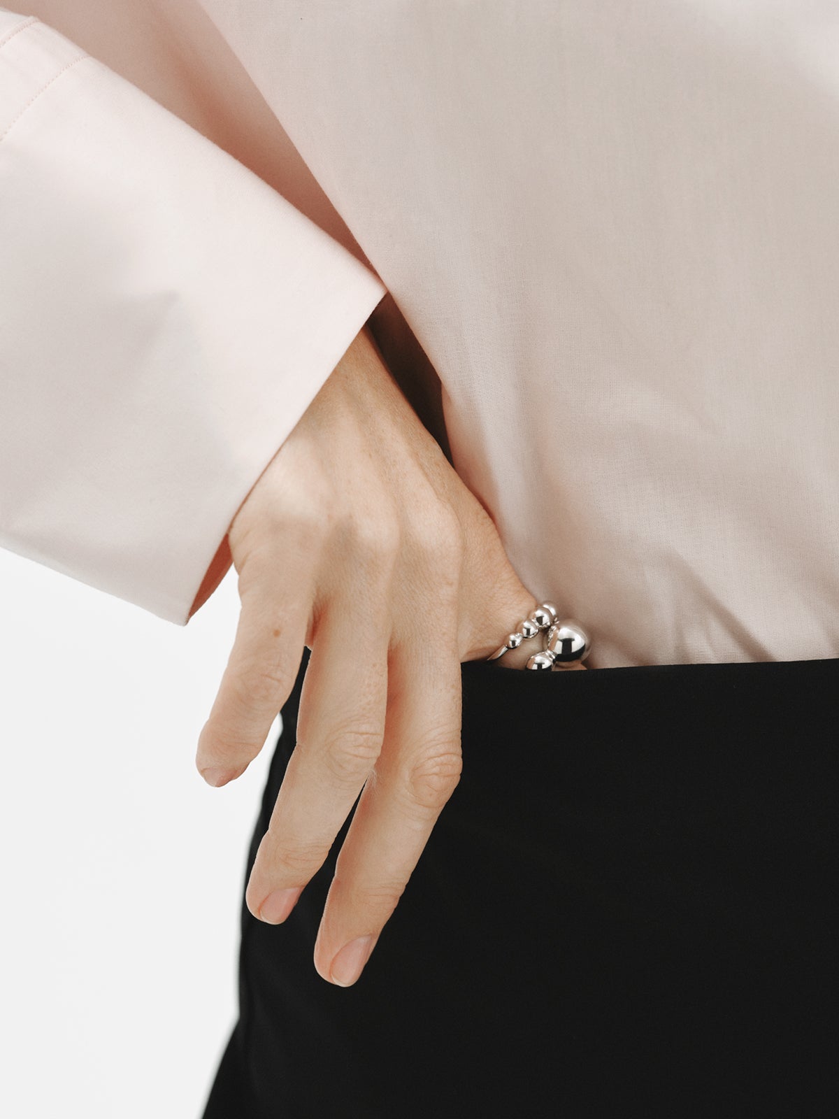 Anillo de plata 925 con esferas