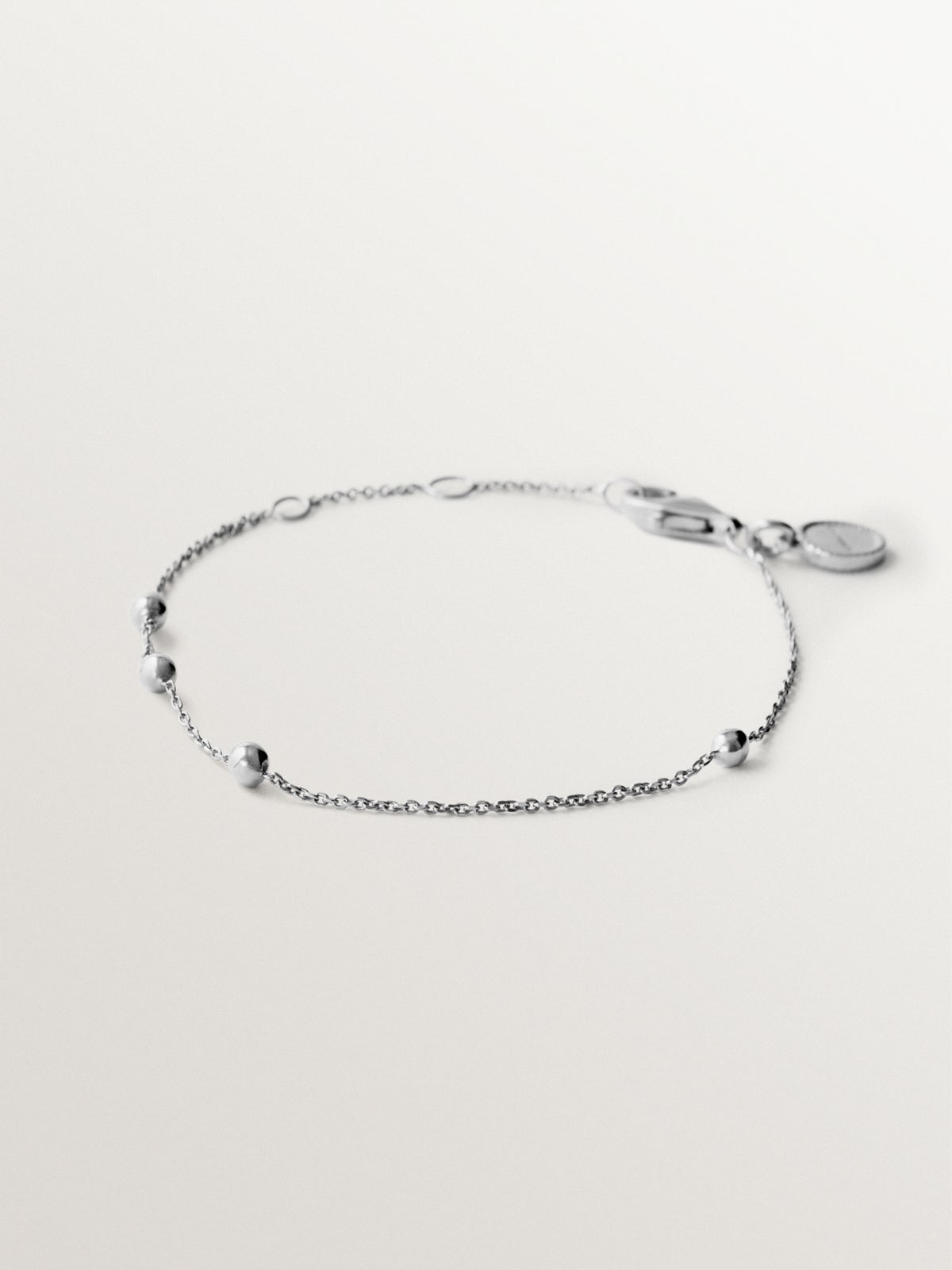 Pulsera de plata 925 con motivo de esferas