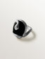 Anillo en plata 925 con ónix negro