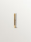 Pendiente individual de oro blanco y amarillo de 18K con diamantes