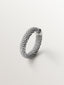 Anillo de plata 925 con textura de malla