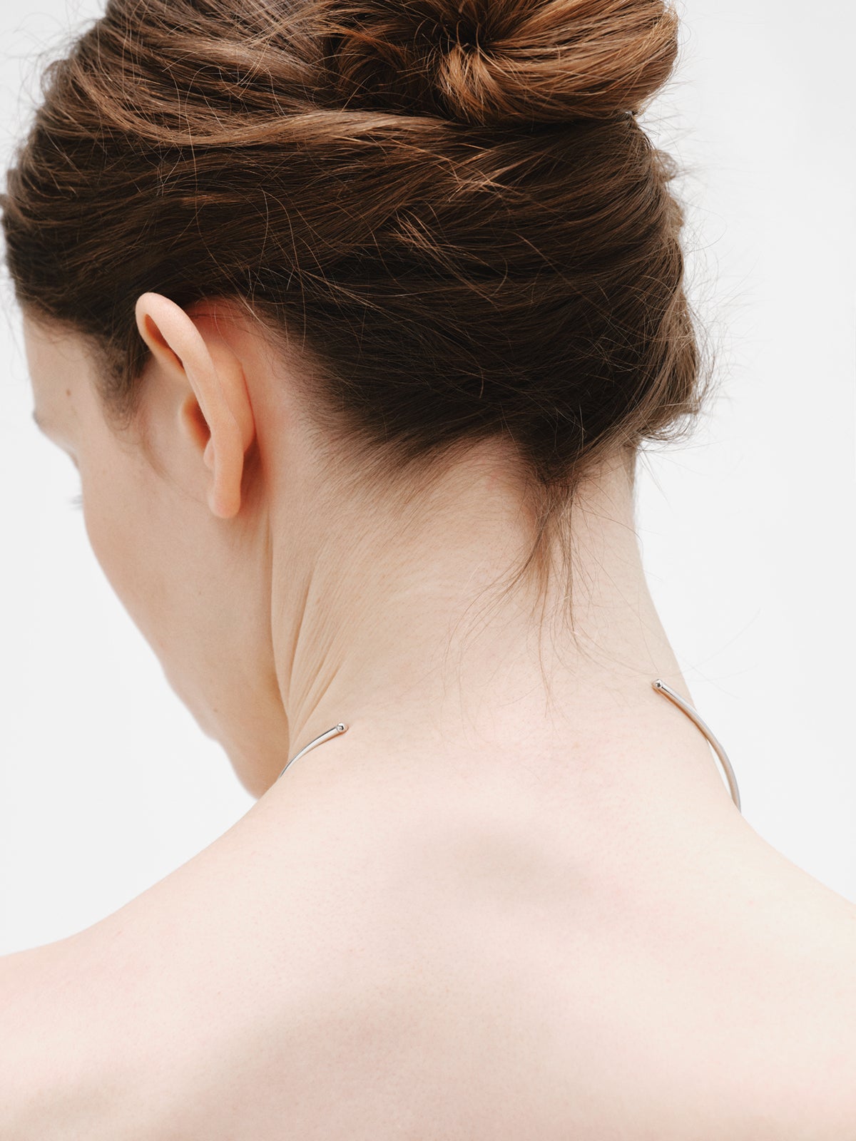 Collar de plata 925 con cuarzo blanco