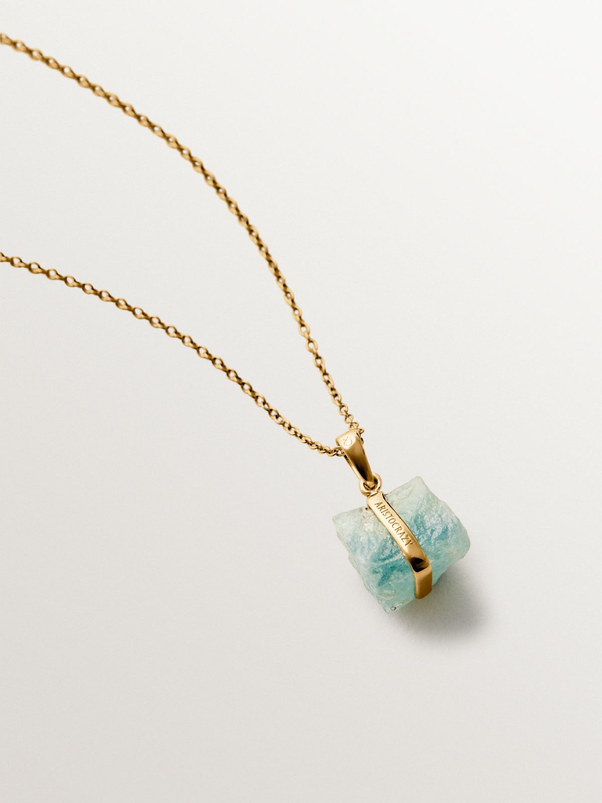 Charm piedra de nacimiento Marzo con aguamarina