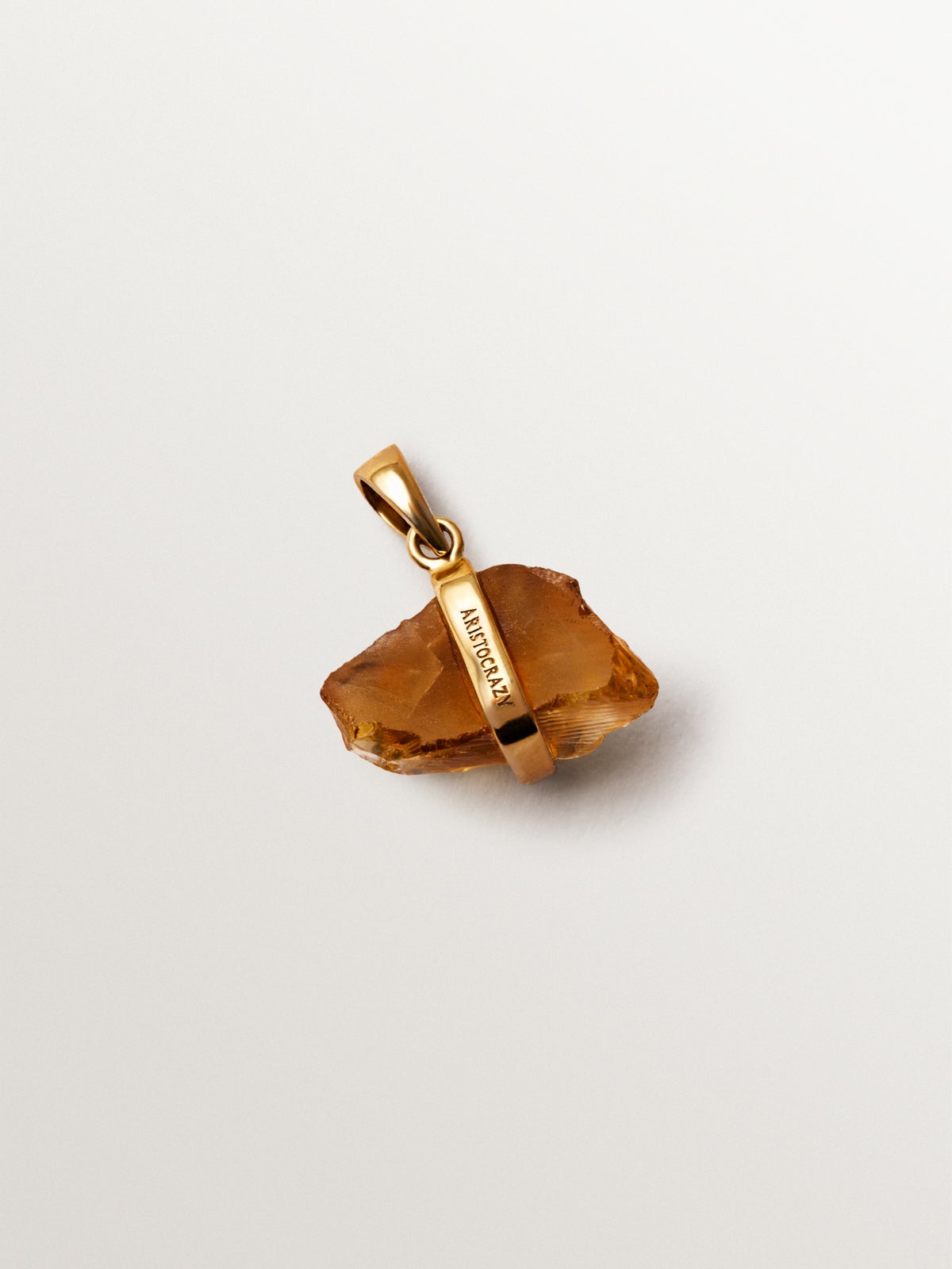 Charm piedra de nacimiento Noviembre con citrino amarillo