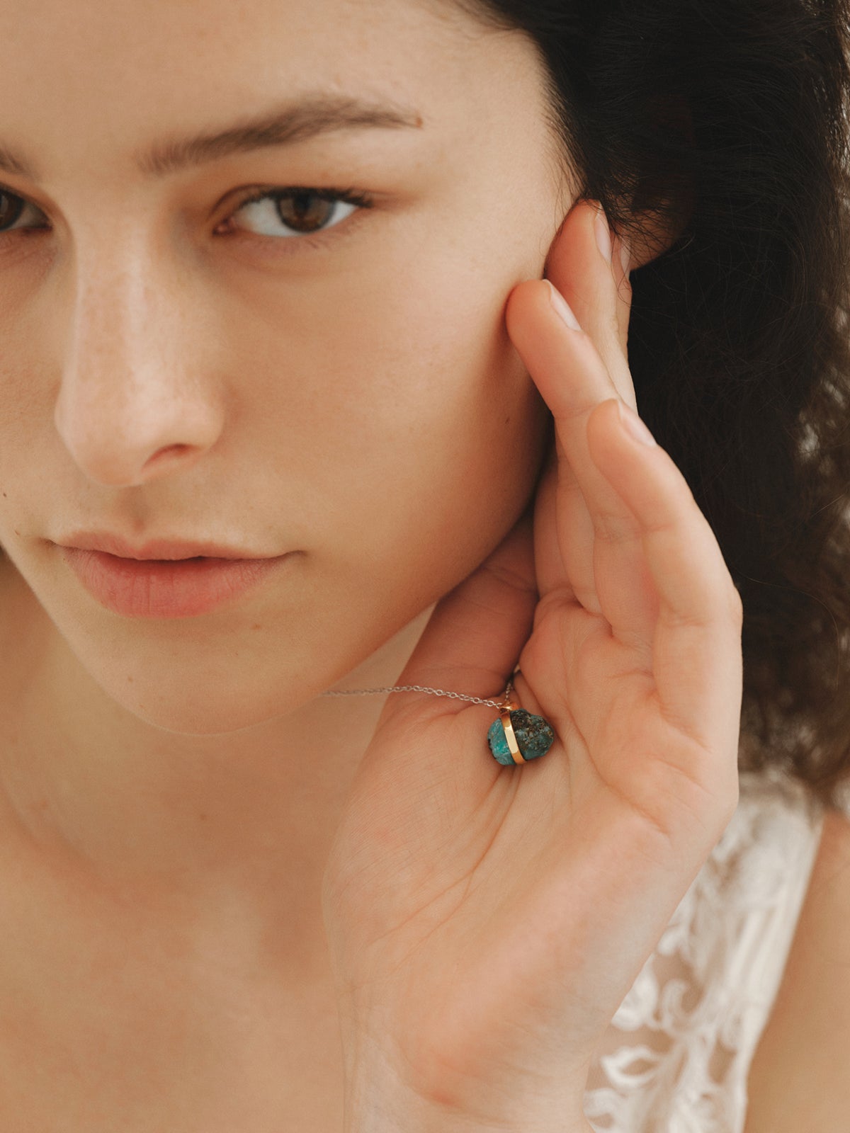 Charm piedra de nacimiento Diciembre  con turquesa azul