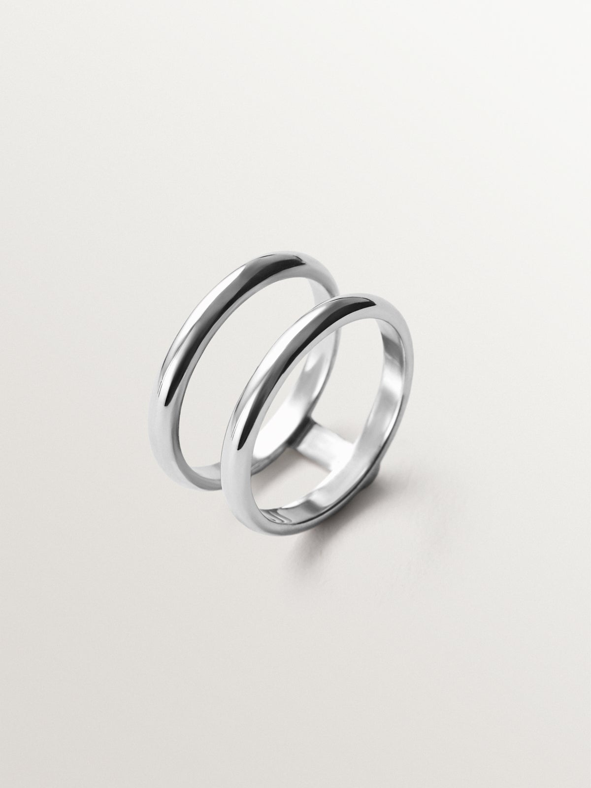 Anillo doble de plata 925