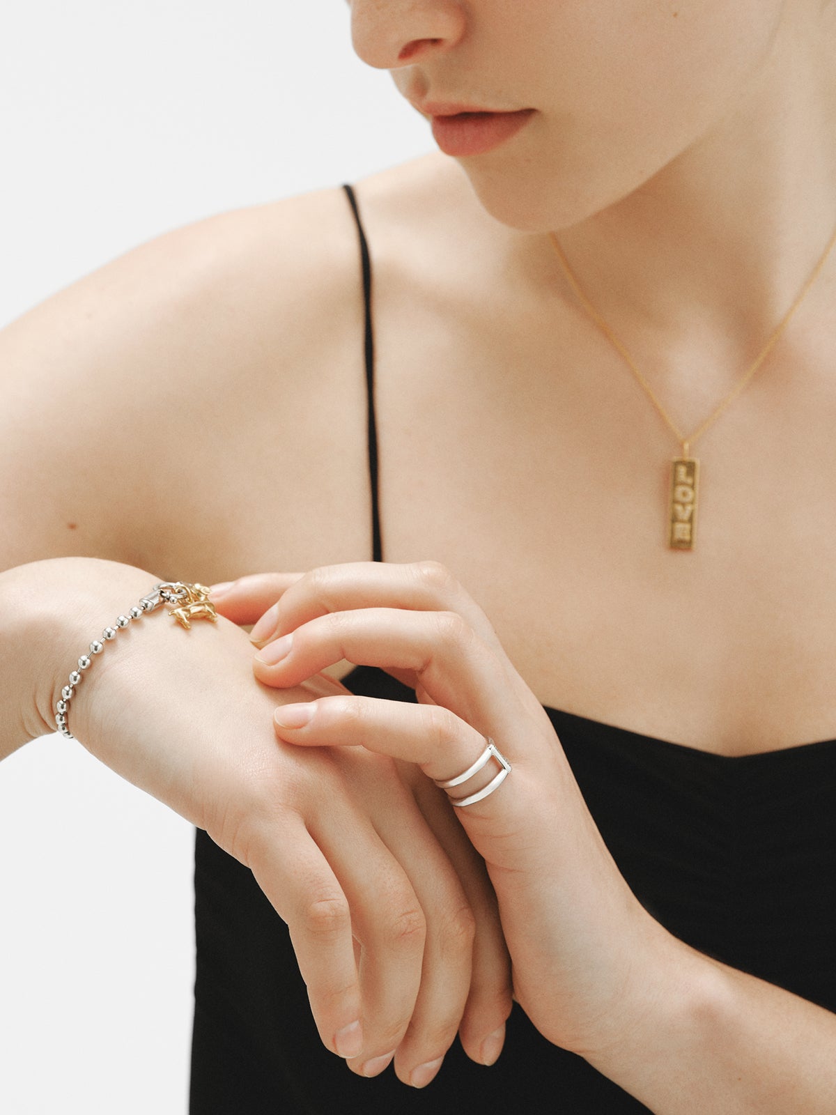 Anillo doble de plata 925