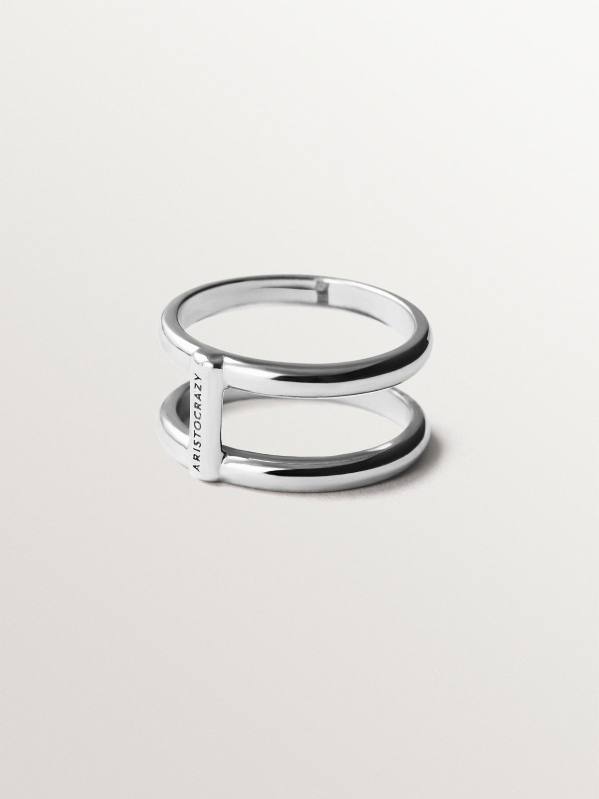 Anillo doble de plata 925